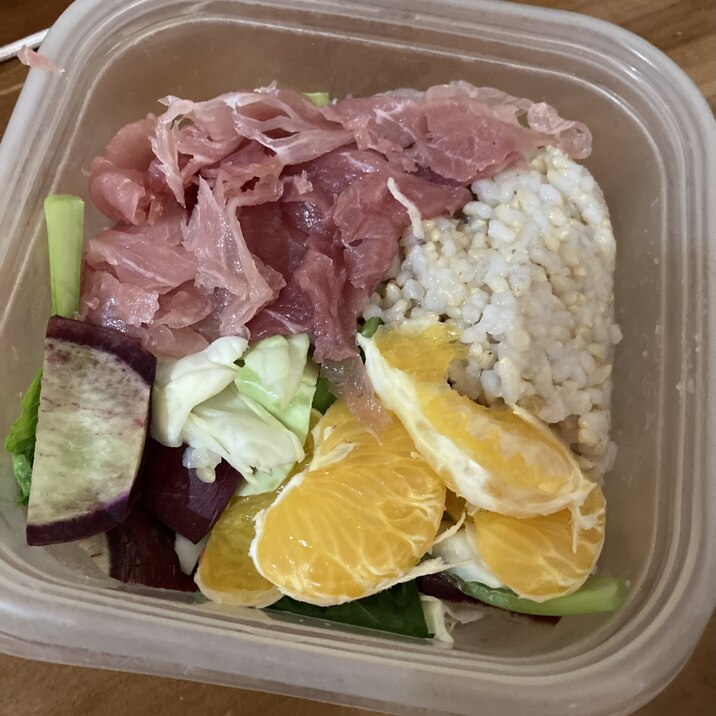 おしゃれな生ハム弁当